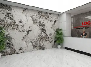 Kunst marmor PVC Kunststoff UV-Marmorplatte für die Wand dekoration
