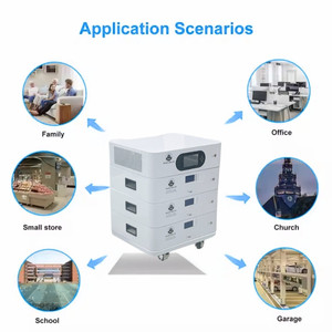 Điện áp cao 15kwh 50kwh LiFePO4 pin lithium gói Stackable chia di động 200AH 300ah BMS sử dụng nhà IP65 có thể 20-30kw đầu ra - Product Image 4