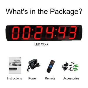 Reloj Temporizador Digital con Control Remoto YIZHI GI6T-6R LED de 6 Pulgadas con Pantalla Grande para Debates, Competiciones, Reuniones de Oración en Iglesias - Product Image 4