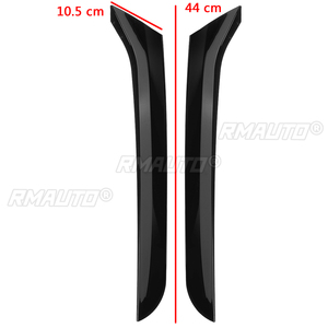 Par de alerones laterales traseros negros brillantes para ventana, compatibles con VW Sharan 2011 2012 2013 2014 2015 2016 2017 en adelante - Product Image 3