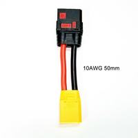 QS8-S weiblicher Anti-Funken-Stecker mit XT90 XT60 EC5 EC8 TRX Deans T-Stecker-Adapter RC UAV Drone Batterie ladegerät aus Kunststoff