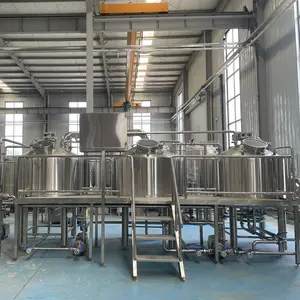 Sistem Pembuatan Bir untuk Bir 1000l/2000l/3000l/4000l Per Kelompok