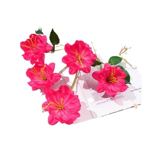 Fleurs artificielles de mariage en soie, lotus réalistes, décorations pour allée de mariage, pour salle de mariage - Product Image 5