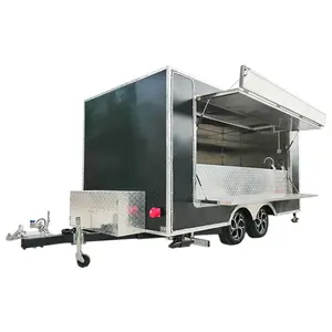 Kunden spezifischer Anhänger Food Truck Mobile Küche Food Trailer Kommerzieller Vantage Street Mobile Hot Dog Fast Food Trailer