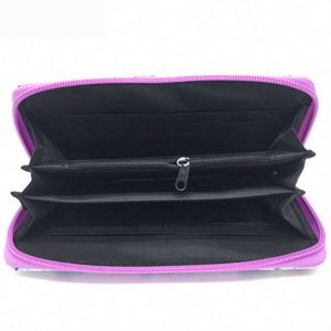 Porte-monnaie en peluche douce pour femmes, couleur dégradée arc-en-ciel, porte-monnaie long et moelleux pour femmes - Product Image 5