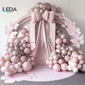 LEDA Nuevo Diseño Arco Decorativo de Pared Colorido, Fondo de PVC, Soporte de Arco 3D, Decoración para Bodas, Eventos y Fiestas - Product Image 1