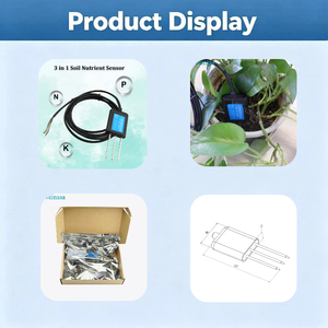 Sensor de Nutrición del Suelo para Agricultura Inteligente Veinasa-NPK, 1-1999 Mg/kg (mg/L) NPK para Riego por Agua, Compatible con OEM y ODM - Product Image 3