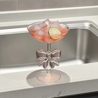 56H ménage créatif rose noeud papillon verre lait jus tasse
