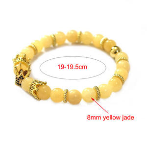 Pulseras <span class=keywords><strong>tobilleras</strong></span> con corona chapada en oro para hombre y mujer, productos novedosos, 2021 - Product Image 4