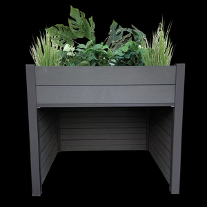 Abri de stationnement étanche Offre Spéciale conçu <span class=keywords><strong>toit</strong></span> <span class=keywords><strong>en</strong></span> <span class=keywords><strong>bois</strong></span> Robot tondeuse à gazon <span class=keywords><strong>Garage</strong></span> abri d'auto - Product Image 2