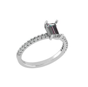 Bague en diamant élégante pour elle et lui, conçue avec un style minimaliste simple et construite avec un artisanat de qualité supérieure - Product Image 1