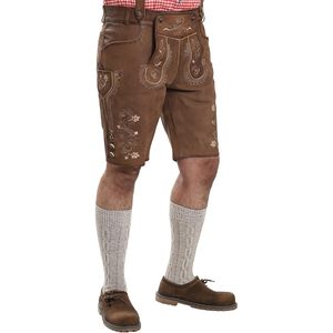 Chaussettes hautes personnalisées pour hommes, style Trachten, pour l'Oktoberfest et les célébrations bavaroises, mélange de laine marron - Product Image 4