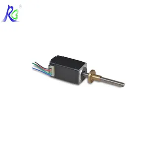 CE Certification Stepper 0.5A 25mN.m NEMA 8 Small Linear Stepper Motor Linear Actuator Non-captive Type