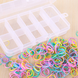 10 Compartment Plastic Storage <b>Box</b> <b>With</b> <b>Lid</b> Transparent Jewelry Organizer For Beads And Accessories <b>Small</b> Size 12.8x6.5x2.1cm - Product Image 3
