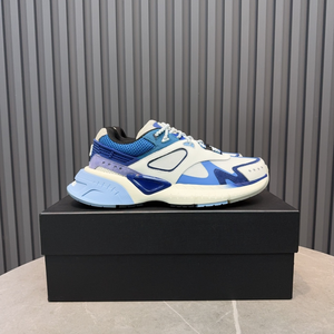 Zapatillas deportivas para hombre de uso diario, con suela acolchada, parte superior de malla transpirable, estilo casual urbano, suela antideslizante, a la moda, Amiris - Product Image 4