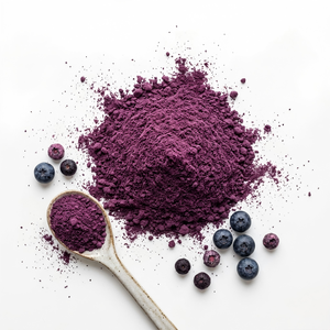 Freeze <b>Dried</b> <b>Blueberry</b> Powder, 100% Pure Berry Powder, Food Grade Bulk OEM for Drinks, Desserts & Health Supplements - Product Image 1
