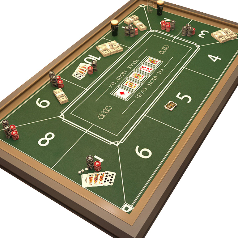 Коврик для покера размером под заказ, резиновый коврик для Техасского покера холдема, переносной настольный коврик с сумкой для переноски, для казино Blackjack