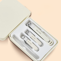 Ensemble de coupe-ongles manucure 4 pièces ensemble de coupe-ongles maison outils de pédicure pour hommes et femmes