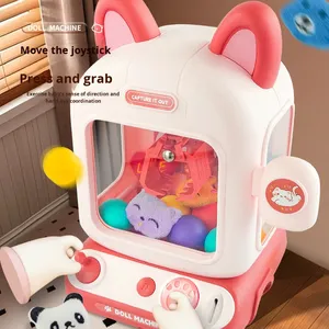 Personalizzato educativo Mini elettrico Clawing Doll Machine afferrare secchio giocattolo torsione uova per 5-7 anni giochi di plastica - Product Image 4