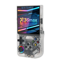 Consoles de jeux portables S Classic X36Max, mini écran HD 4'', machine de jeu X36 Max, batterie 3500mAh, lecteurs de jeux vidéo open source