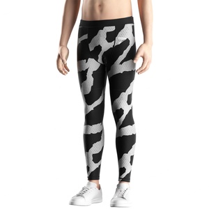 Pantalones de Compresión para Hombre para Gimnasio y Artes Marciales, Ajuste Ergonómico, Alta Elasticidad, Soporte Muscular, Tela de Secado Rápido que Absorbe la Humedad - Product Image 2