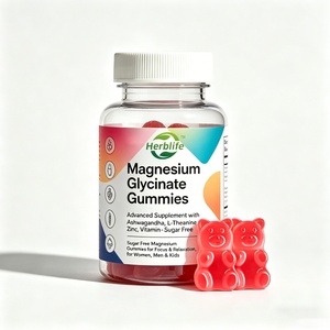 Gomitas de Glicinato de Magnesio con Ashwagandha, L-Teanina, Zinc y Vitaminas - Sin Azúcar para la Concentración y la Relajación, para Adultos y Niños - Product Image 1