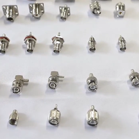 Connecteur coaxial RF mâle-femelle en cuivre, prix d'usine en gros