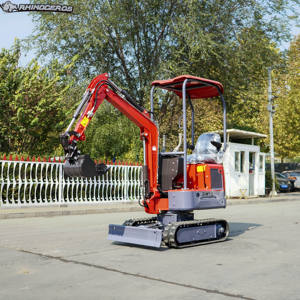 Rhinoceros XN12 Máquina de excavación de orugas de 1 tonelada Motor japonés Mini excavadora Micro Trencher Digger - Product Image 1