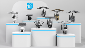 Createrway Full HD năng lượng mặt trời cctv <span class=keywords><strong>camera</strong></span> New Arrival IP66 không thấm nước 10x Zoom ống kính kép hai chiều âm thanh được xây dựng trong còi báo động mic đám mây dữ liệu - Product Image 4