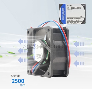 Ventilador Axial Pequeño ebmpapst 612NLE 6025 60 x 60 x 25 mm 12V DC 6025 21m³/h 2500 rpm 33 mA 400 mW con Rodamiento de Bolas para Chasis de 6 cm - Product Image 3