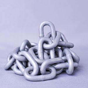 Cadenas soldadas chapadas en zinc de acero al carbono/aleación G43 para uso en la construcción - Product Image 2