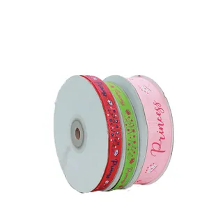 Cinta de grosgrain 196 proveedor de artesanía de colores mezclados cinta impresa de alta calidad