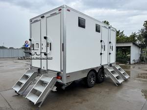 Toilettes mobiles de luxe d'extérieur, durables et écologiques, en panneaux sandwich de polyuréthane, pour usage public - Product Image 6