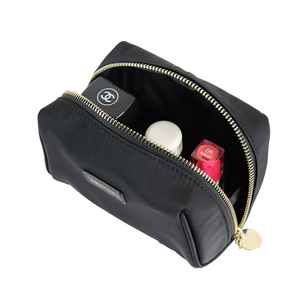 Nouvelle trousse de toilette portable imperméable en PU, sac de maquillage en cuir en forme de coquille avec logo personnalisé et dragonne - Product Image 4
