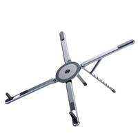 Support de téléphone portable universel pliable en alliage d'aluminium magnétique à 8 vitesses pour ordinateur, vente en gros