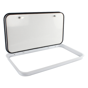 Porte de bagage pour camping-car de haute qualité 800x450mm avec coins arrondis et serrures, extérieur en aluminium, prix usine, OEM - Product Image 6