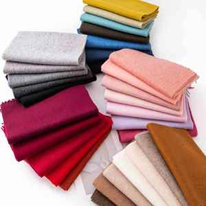 Écharpes en laine 100% tricotées unies pour hommes et femmes, automne-hiver, nouvelles, chaudes, accessoires de mode pour l'extérieur - Product Image 1