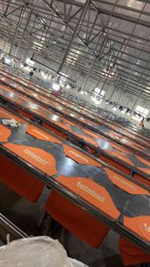 Clothing Manufactures <b>T</b> Shirts OEM Orange Color Over Size Polyester Sublimation Own Brand Display Round Neck Long Sleeve <b>T</b> Shirt - Product Image 4