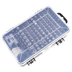 ชุดไขควง 135 ชิ้น วัสดุพลาสติกและเหล็ก S2 หัว Torx สำหรับซ่อมโทรศัพท์มือถือ นาฬิกา และชุดเครื่องมือ DIY - Product Image 1