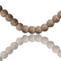 Perles rondes en pierre oxydée 4MM Macaron Color Series Glossy & Matte Finishes Natural Stone Beads for Jewelry Making & DIY Crafts