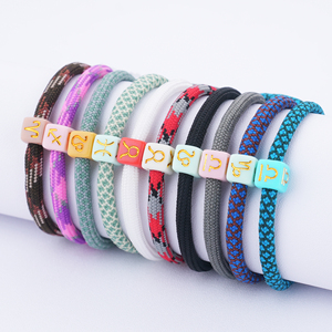 Braccialetto Bohémien Colorato Fatto a Mano con Segno Zodiacale, Regolabile, Gioiello dell'Amicizia - Product Image 2