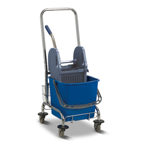 Seau à serpillière simple en plastique de 30 L avec <span class=keywords><strong>essoreuse</strong></span> intégrée pour la vente en gros aux hôtels ou aux restaurants - Product Image 2