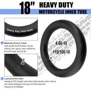 Cámaras de Aire para Motocicleta 2.50/2.75-14 100/90-19 (4.10-19) 2.25/2.50-16 3.25/3.50-16 2.50/2.75-17 para Neumáticos de Moto/Scooter - Product Image 4