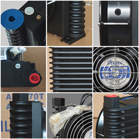 Refroidisseur d'huile hydraulique haute performance, échangeur de chaleur à plaques empilées du fabricant d'origine avec ventilateur