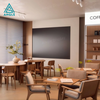 Comptoir de présentation design pour magasin de bubble tea high-tech, mobilier de café en bois, éclairage LED, comptoir de bar et de confiserie