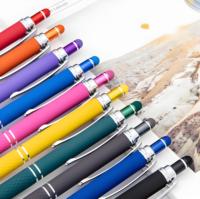 Logo personnalisé coloré stylet métal stylo à bille multifonctionnel nouveauté écran tactile 1.0mm largeur d'écriture sport corps Type