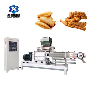 Nouvelle ligne de production de snacks soufflés 2D 3D entièrement automatique en acier inoxydable avec extrudeuse bivis pour la fabrication de chips à base d'amidon de maïs - Product Image 6