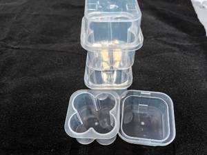 3ml 4 Vials Box Peptide Case <b>Container</b> 3ml*4 Vials Holder Transparent Freeze-dried Powder Vaccine Bottle Storage Plastic Box - Product Image 3