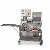 Machine automatique de fabrication de galettes de viande de bœuf en acier inoxydable 304, avec pompe moteur et roulement, facile à utiliser, haute capacité 70-180 kg/h