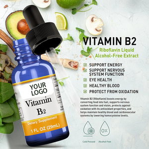 Oem vitamin <span class=keywords><strong>B</strong></span> phức tạp chất lỏng giọt Vitamin B2 B3 B6 B7 B9 B12 cobalamin người lớn năng lượng tăng cường chức năng não hỗ trợ - Product Image 5
